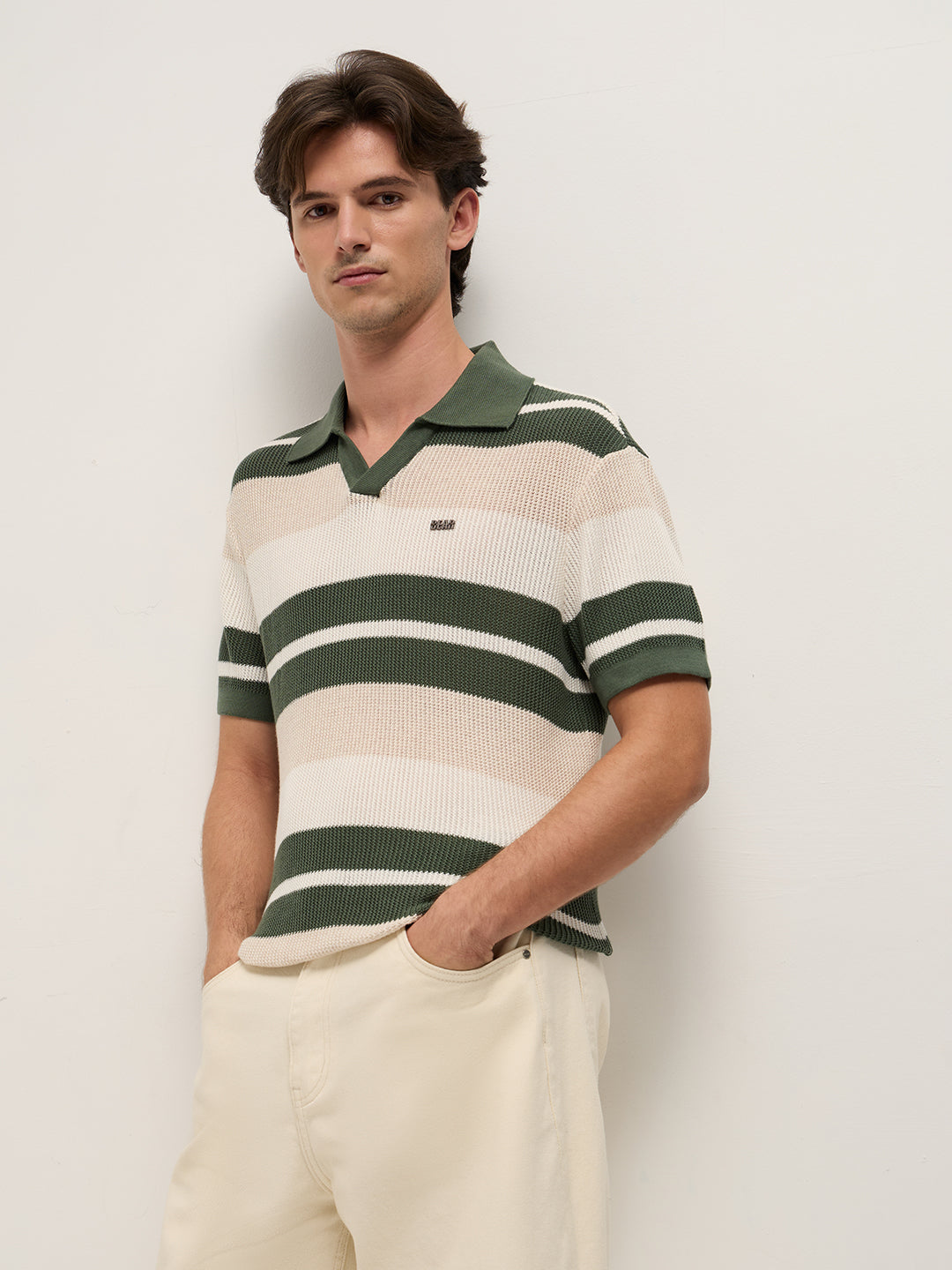 Men Multicolor Relaxed Fit Polo