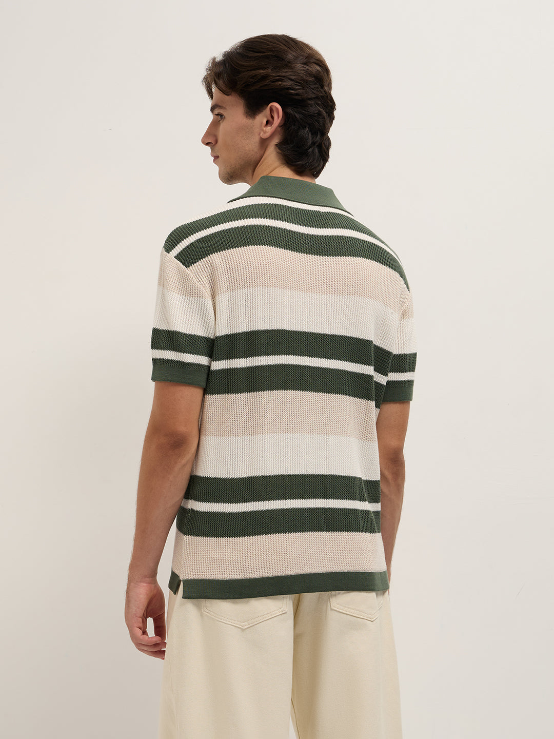 Men Multicolor Relaxed Fit Polo