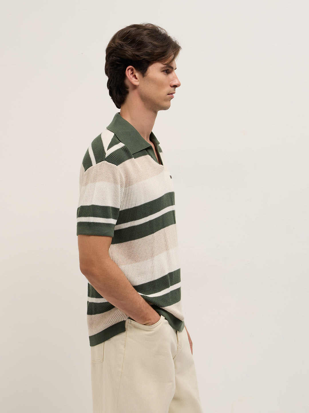 Men Multicolor Relaxed Fit Polo