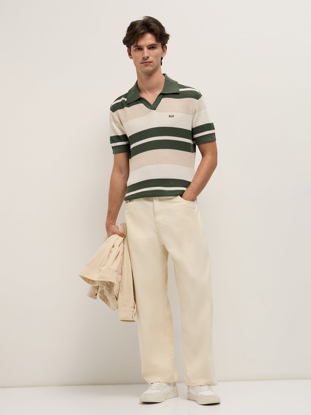 Men Multicolor Relaxed Fit Polo