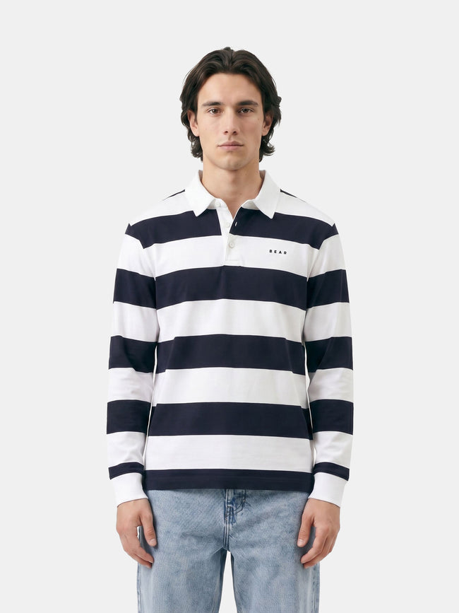 Men Multi Striped Cotton Polo T-Shirt