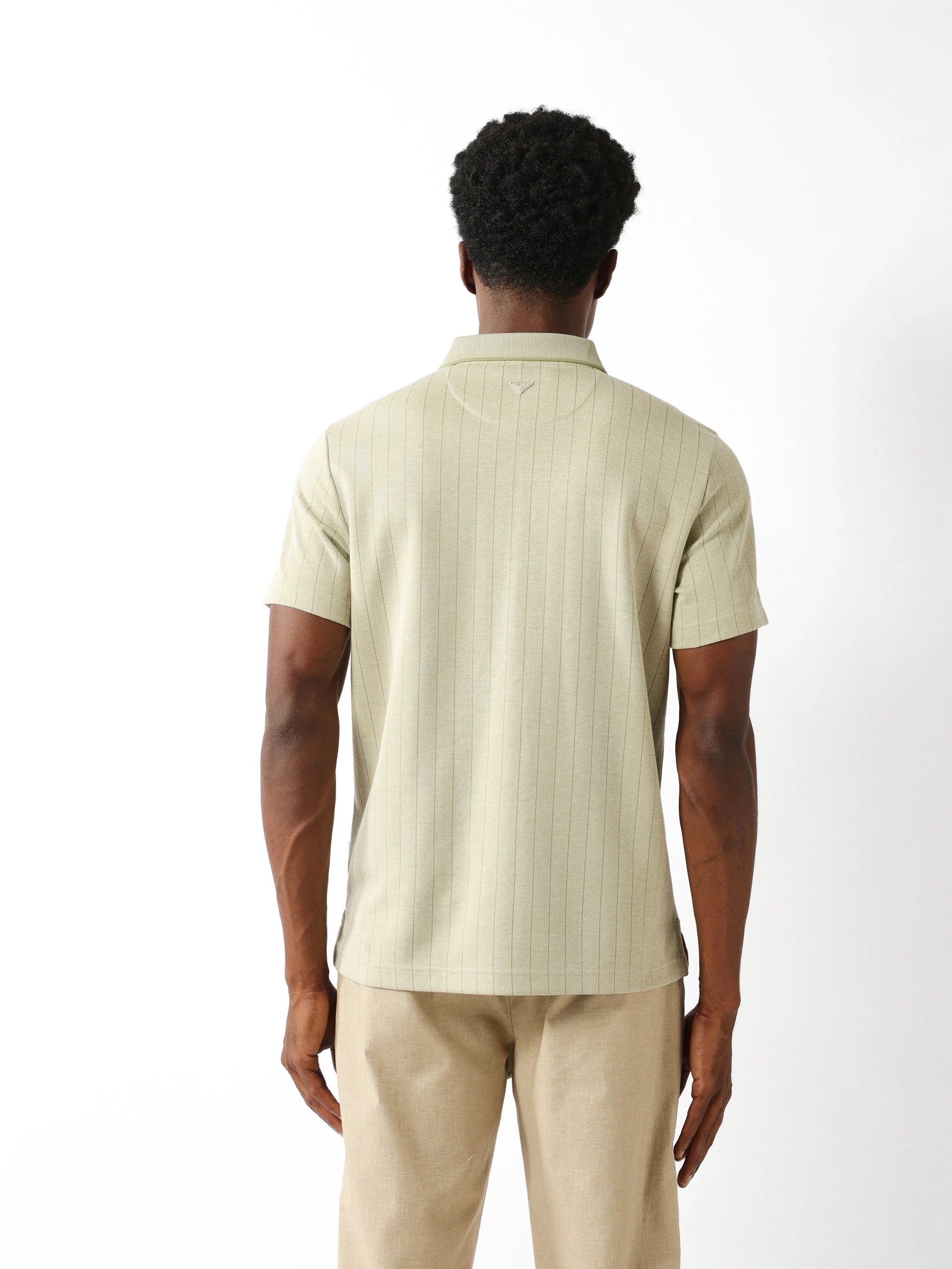 Men Green Regular Fit Polo
