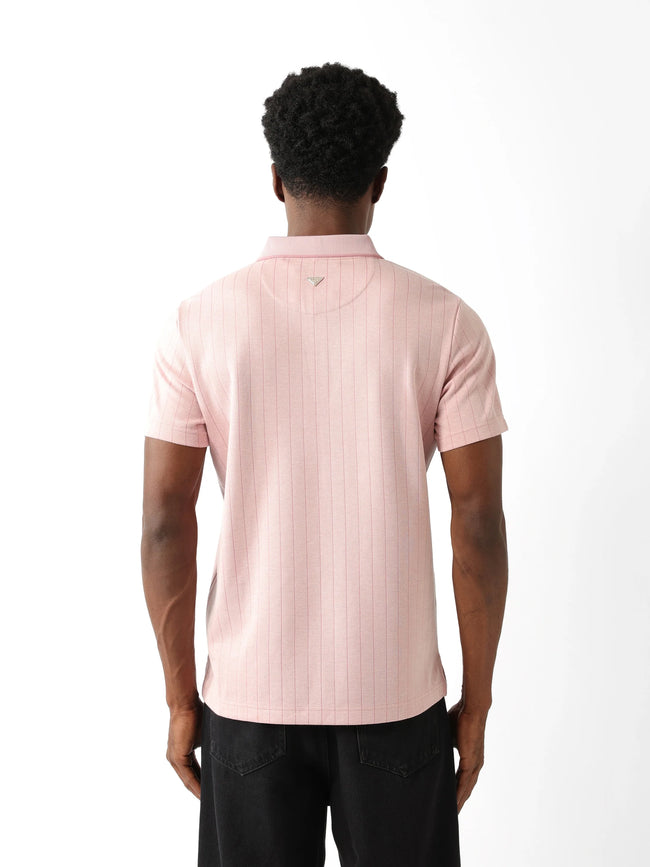 Men Pink Regular Fit Polo
