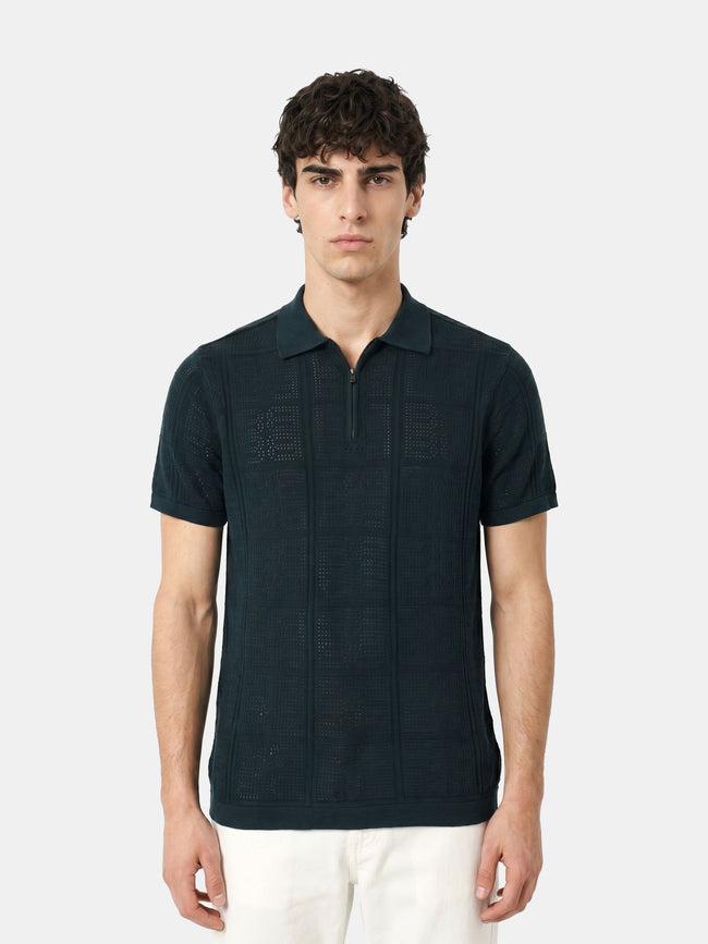 Men Green Regular Fit Polo