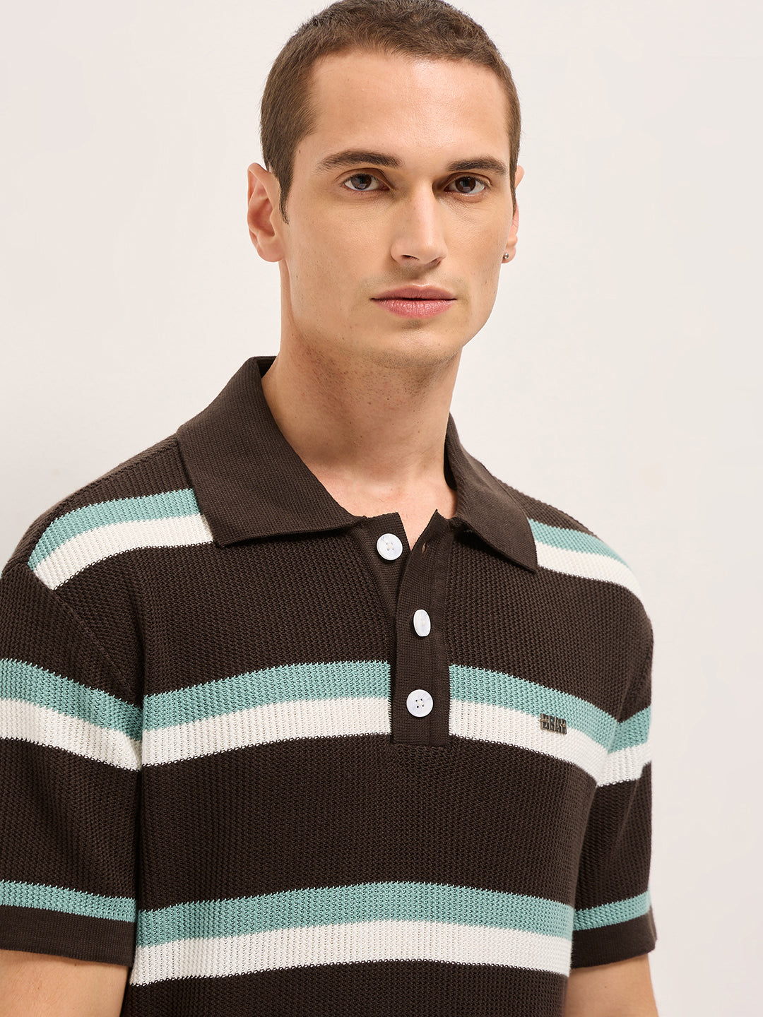 Men Multicolor Relaxed Fit Polo