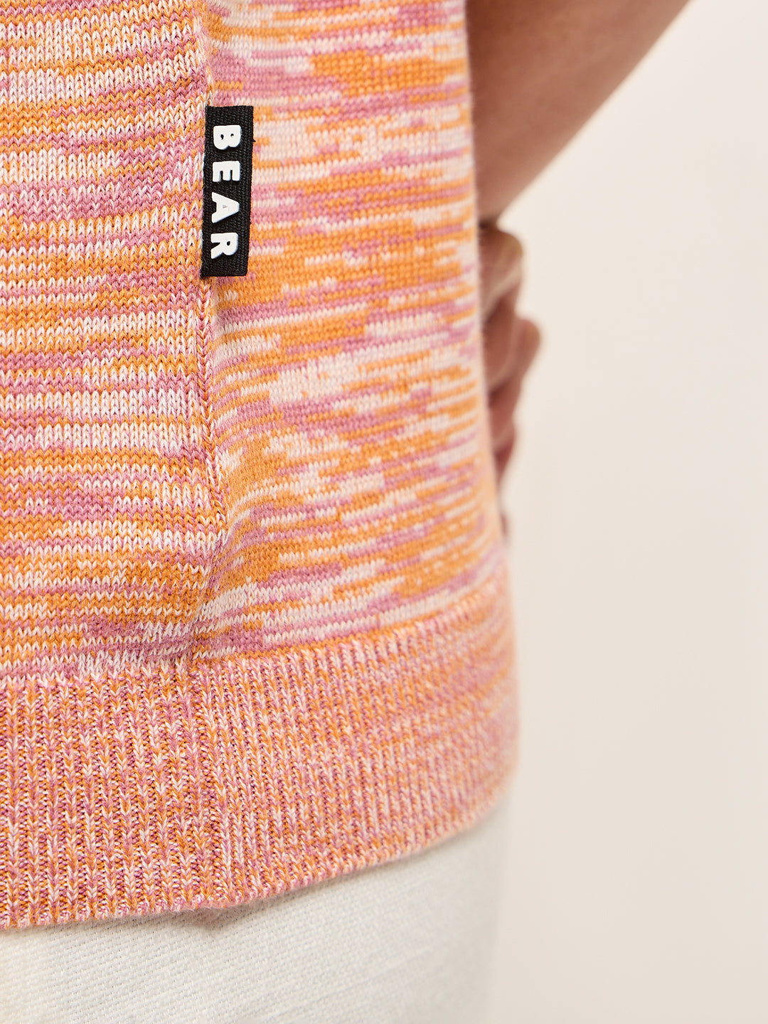 Men Multi-Color Marled texture Regular Fit Polo