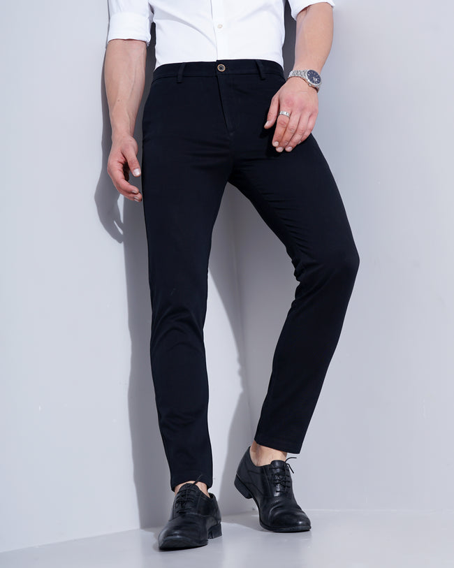Men Black Trousers