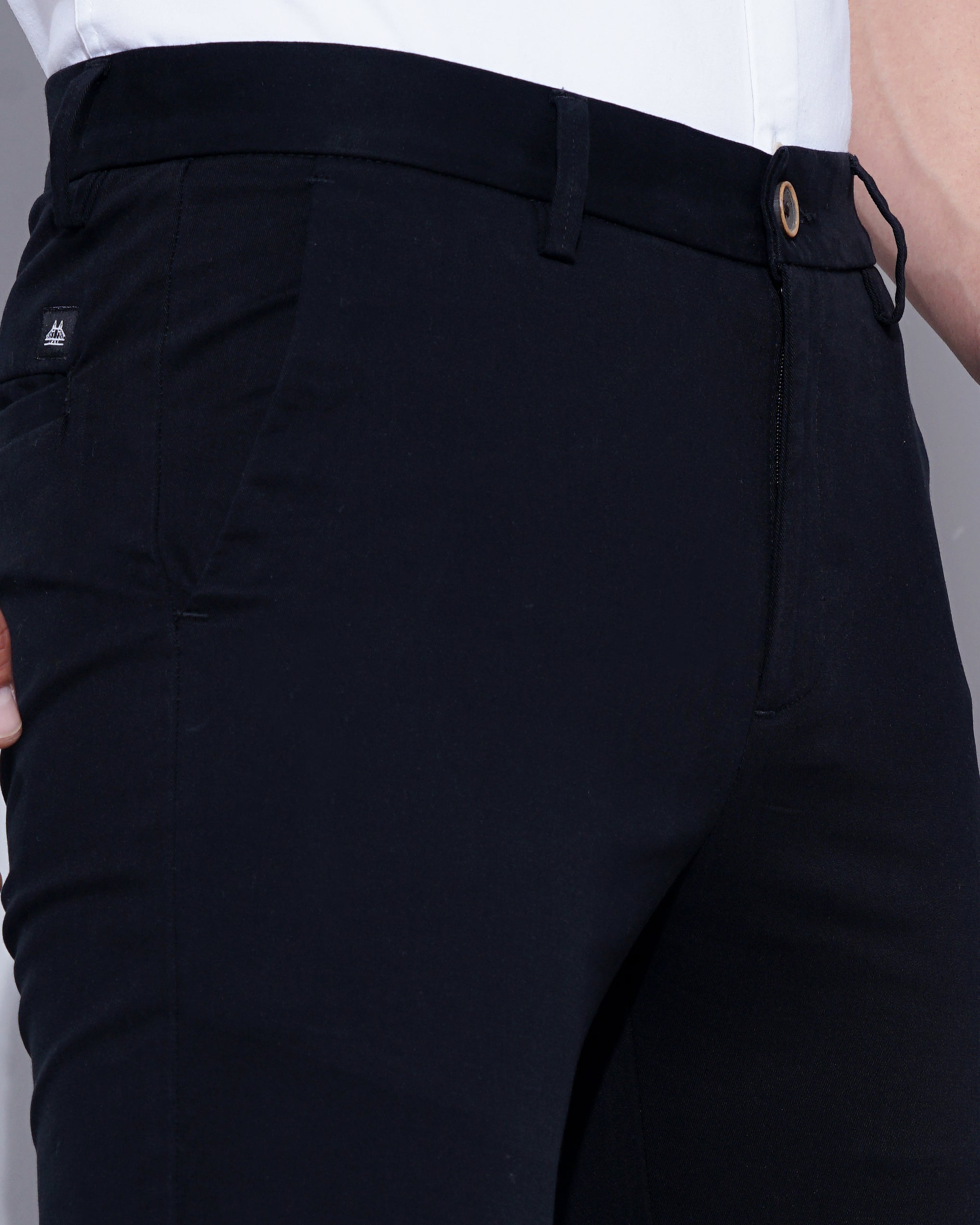 Men Black Trousers