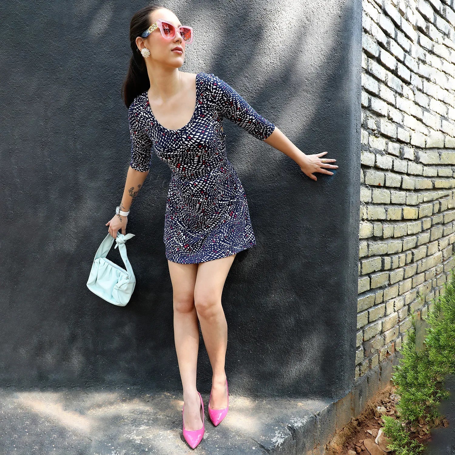 Women Multi Criss-Cross Back Dress