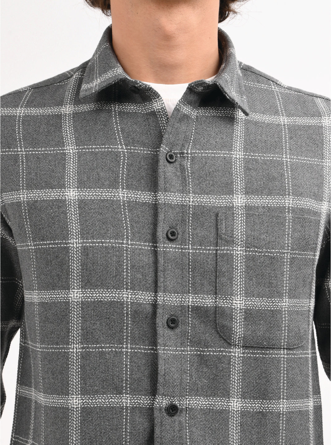 Men Grey Shirt