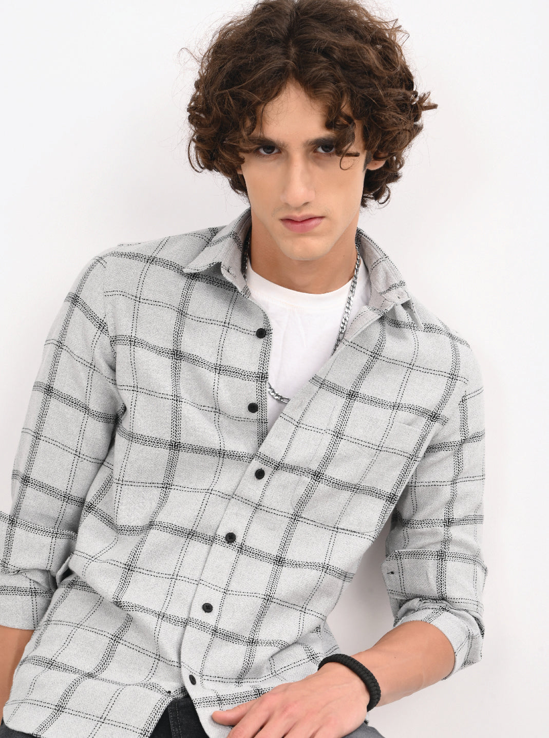 Men Grey Shirt