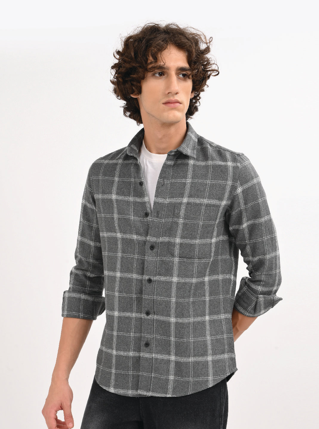 Men Grey Shirt