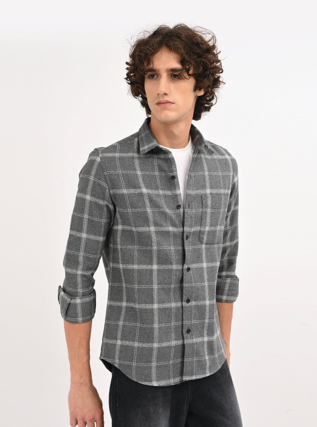 Men Grey Shirt