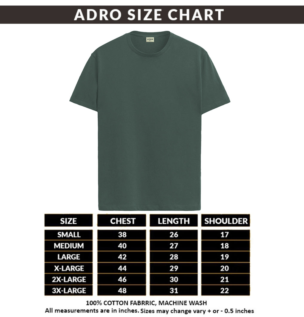 Men Printed Green T Shirt