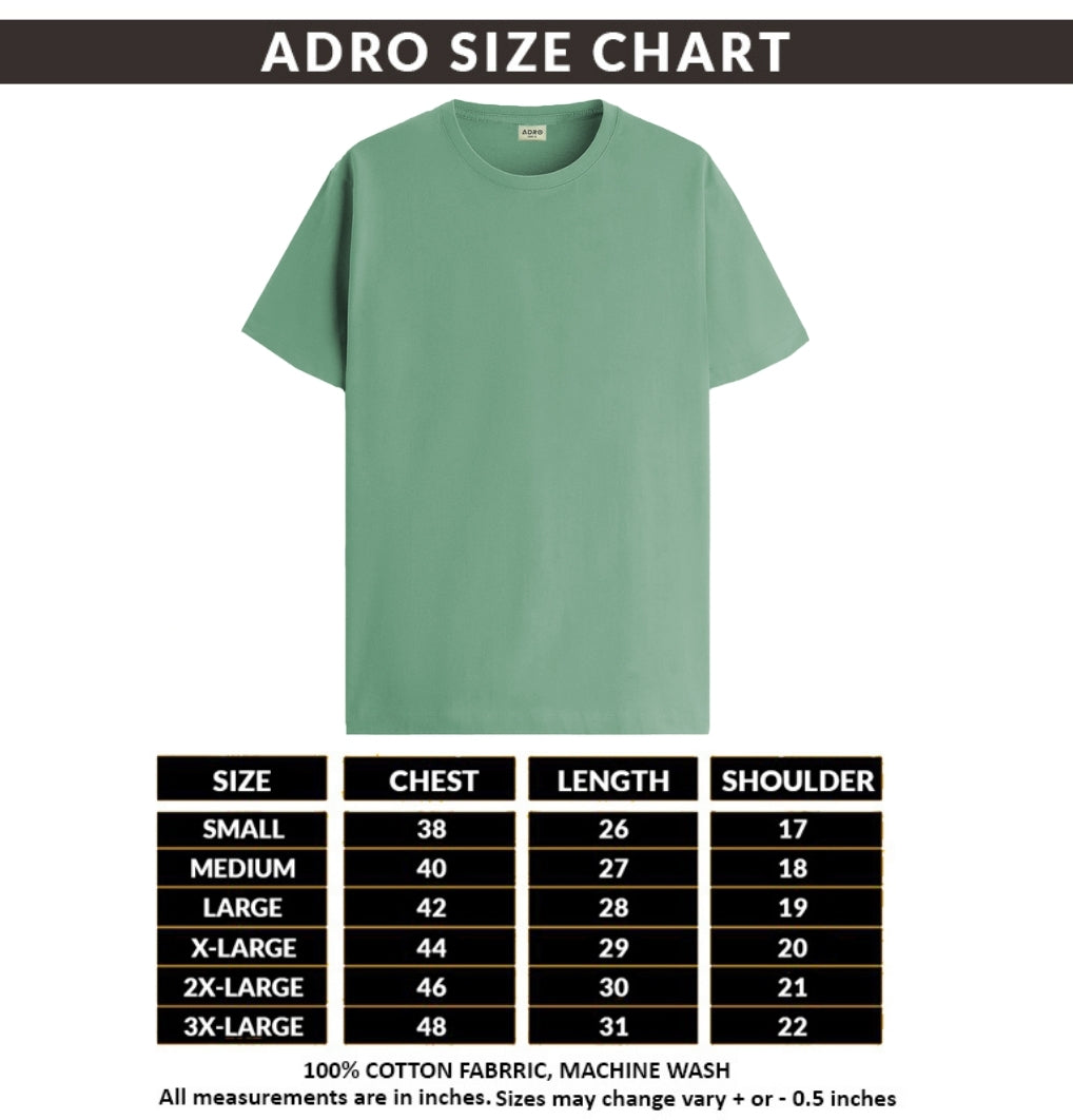 Men Printed Green T-Shirt