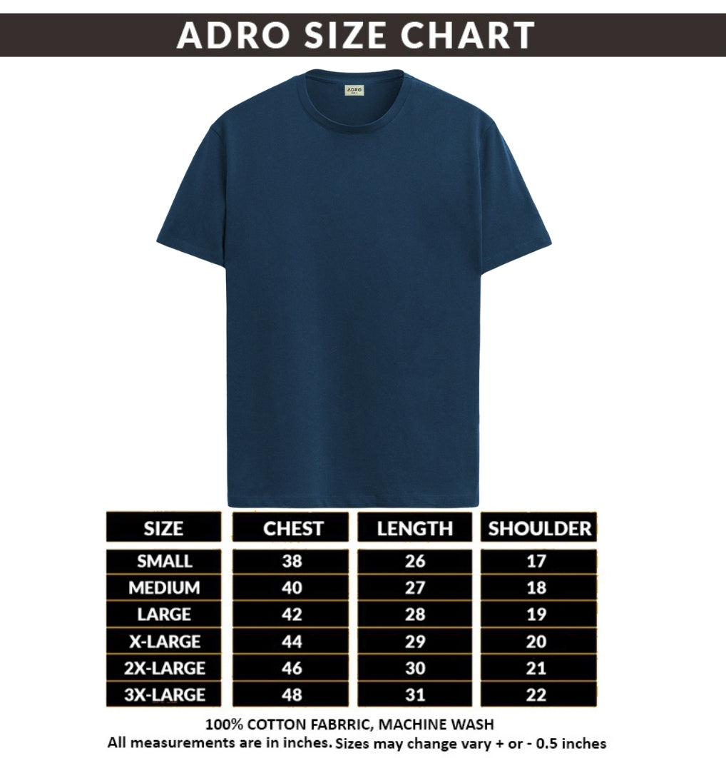 Men Printed Teal T Shirt