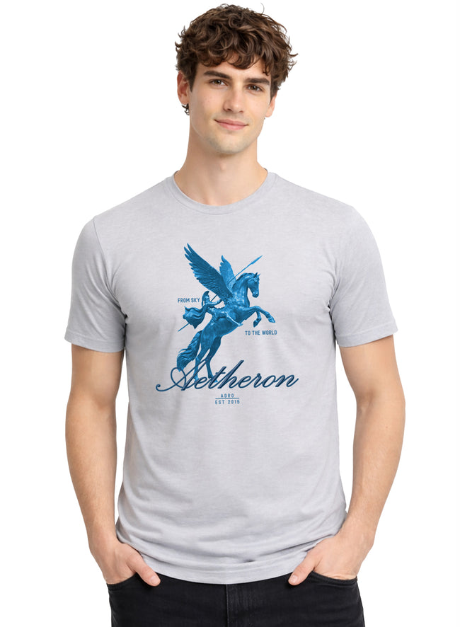 Men Grey Graphic Printed T-Shirt