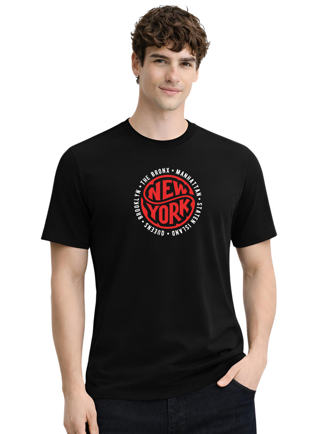 Men Black Summer Tshirt