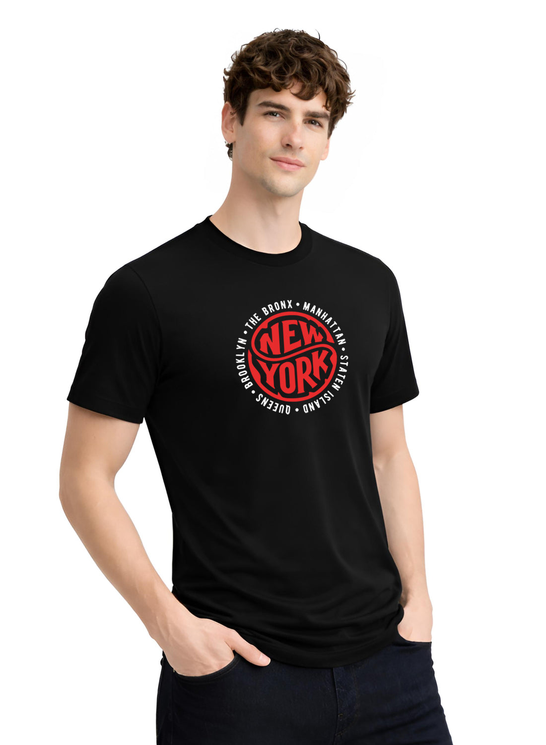 Men Black Summer Tshirt