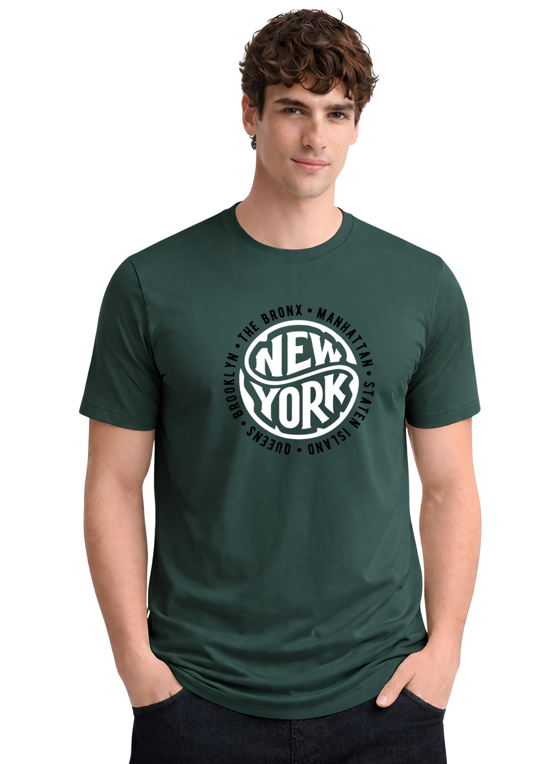 Men Green Summer Tshirt