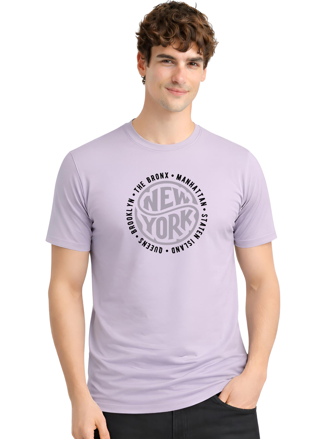 Men Grey Summer Tshirt