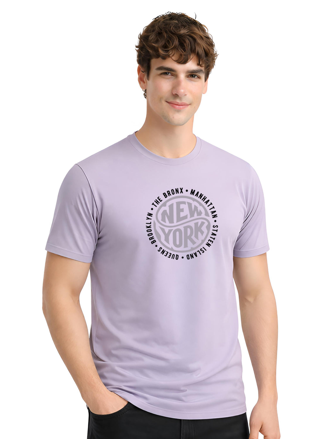 Men Grey Summer Tshirt