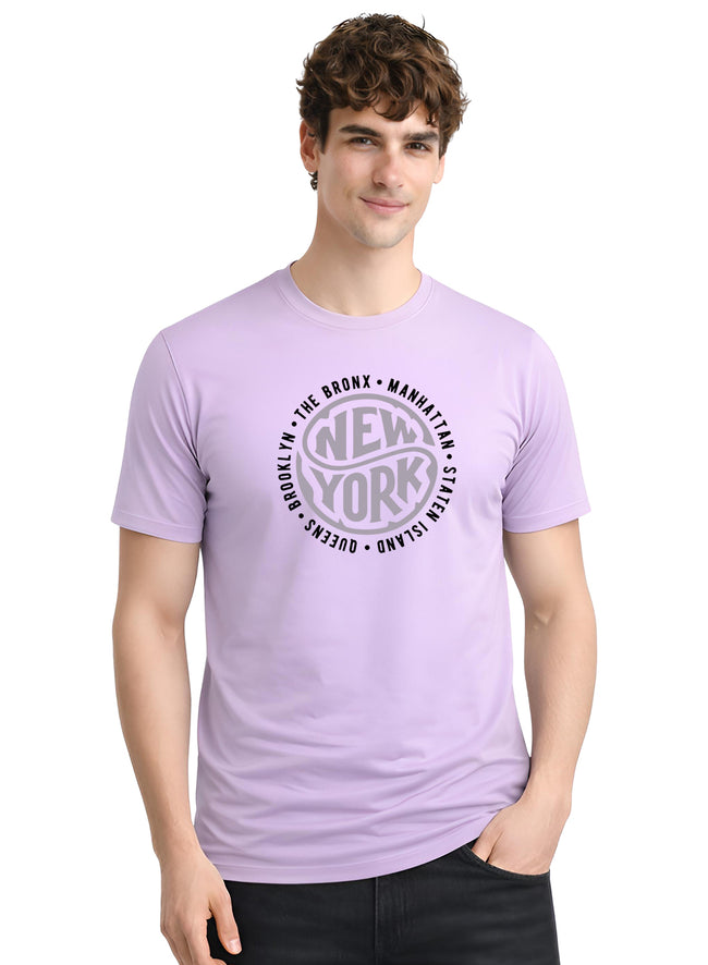 Men Lavender Summer Tshirt