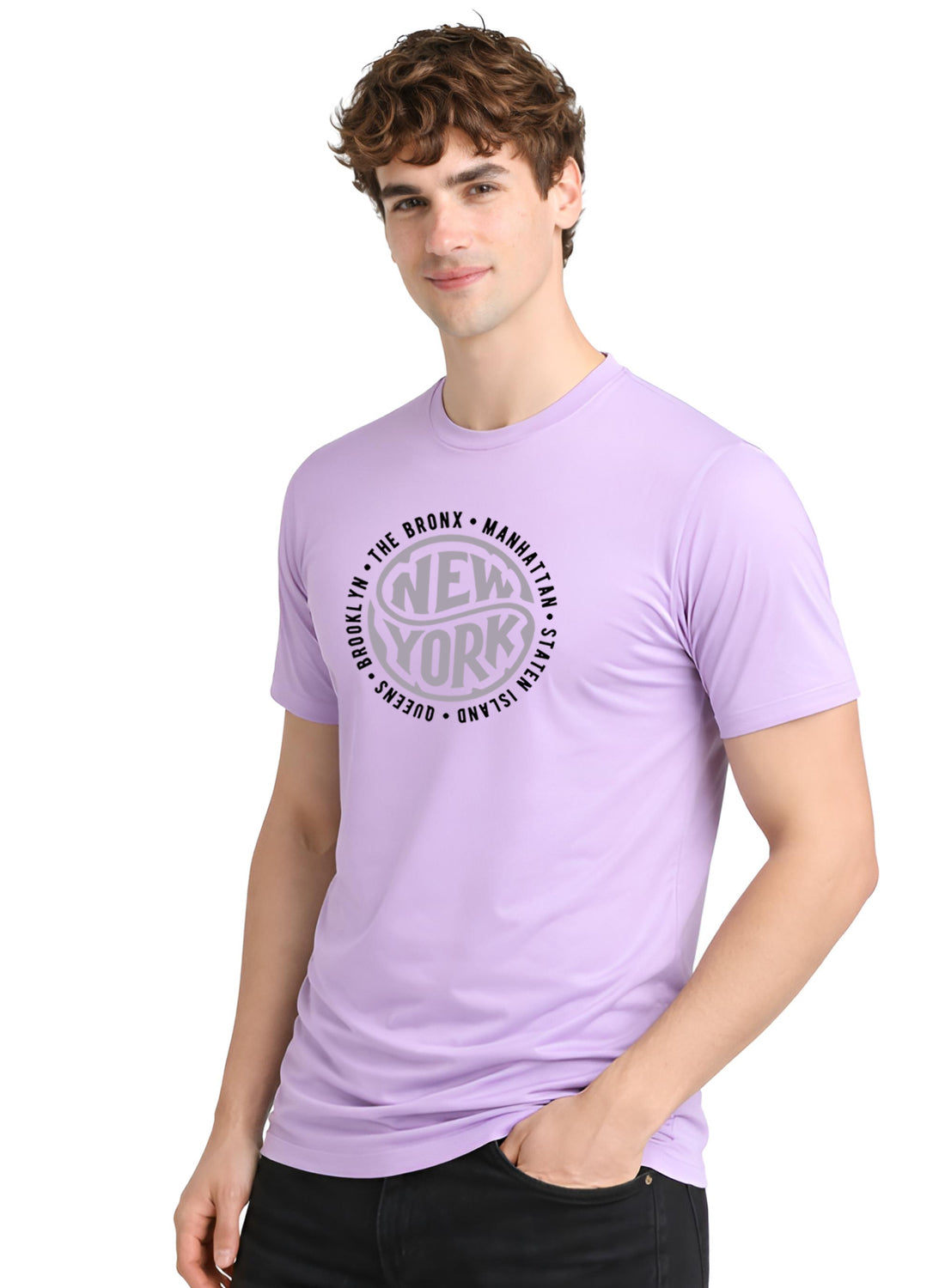 Men Lavender Summer Tshirt