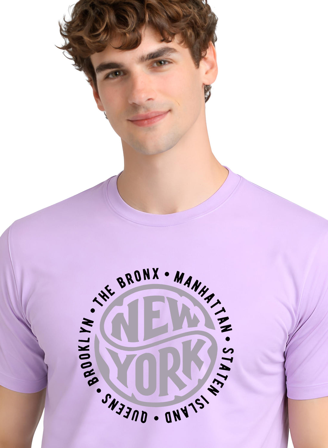 Men Lavender Summer Tshirt