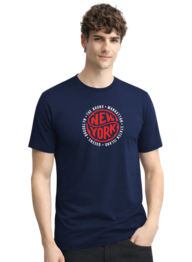 Men Navy  Summer Tshirt