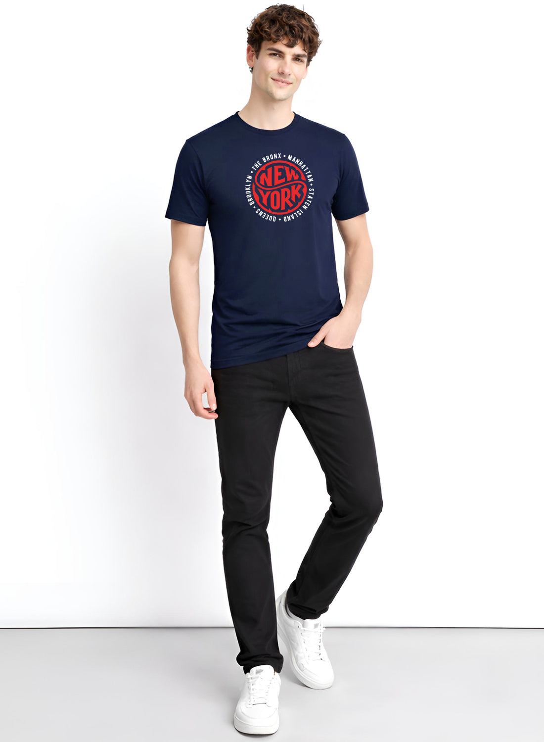Men Navy  Summer Tshirt