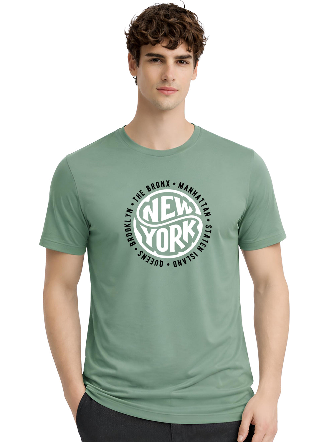 Men Green Summer Tshirt