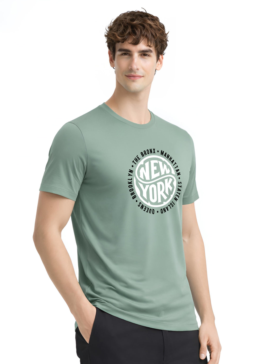 Men Green Summer Tshirt