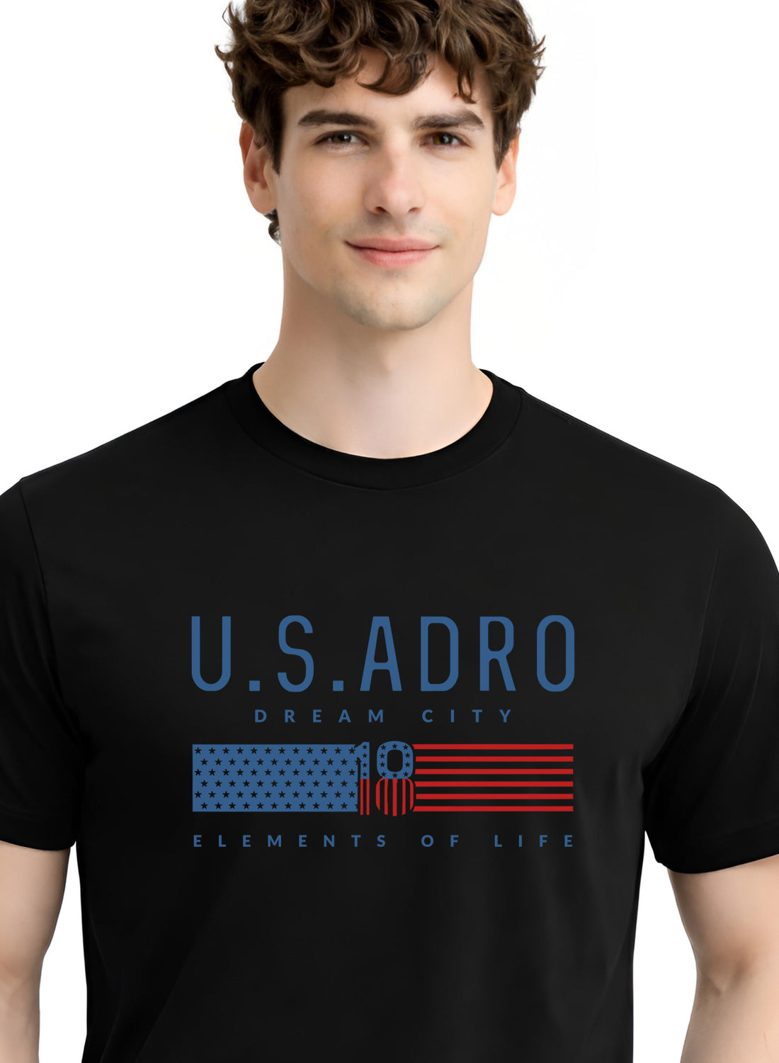 Men Black Summer Tshirt