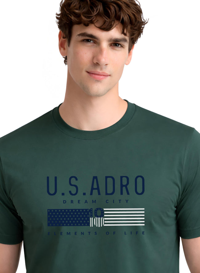 Men Green Summer Tshirt