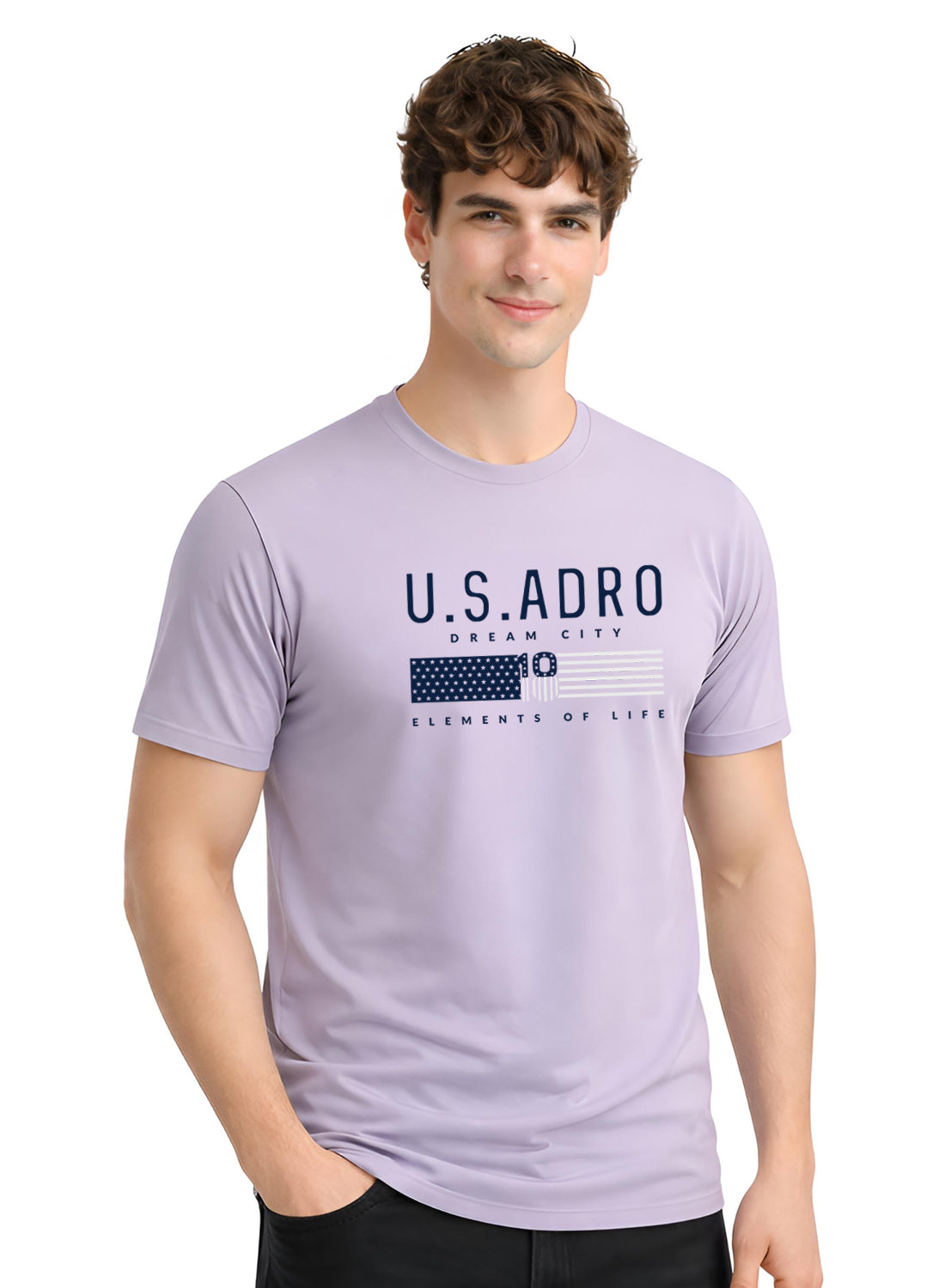 Men Grey Summer Tshirt