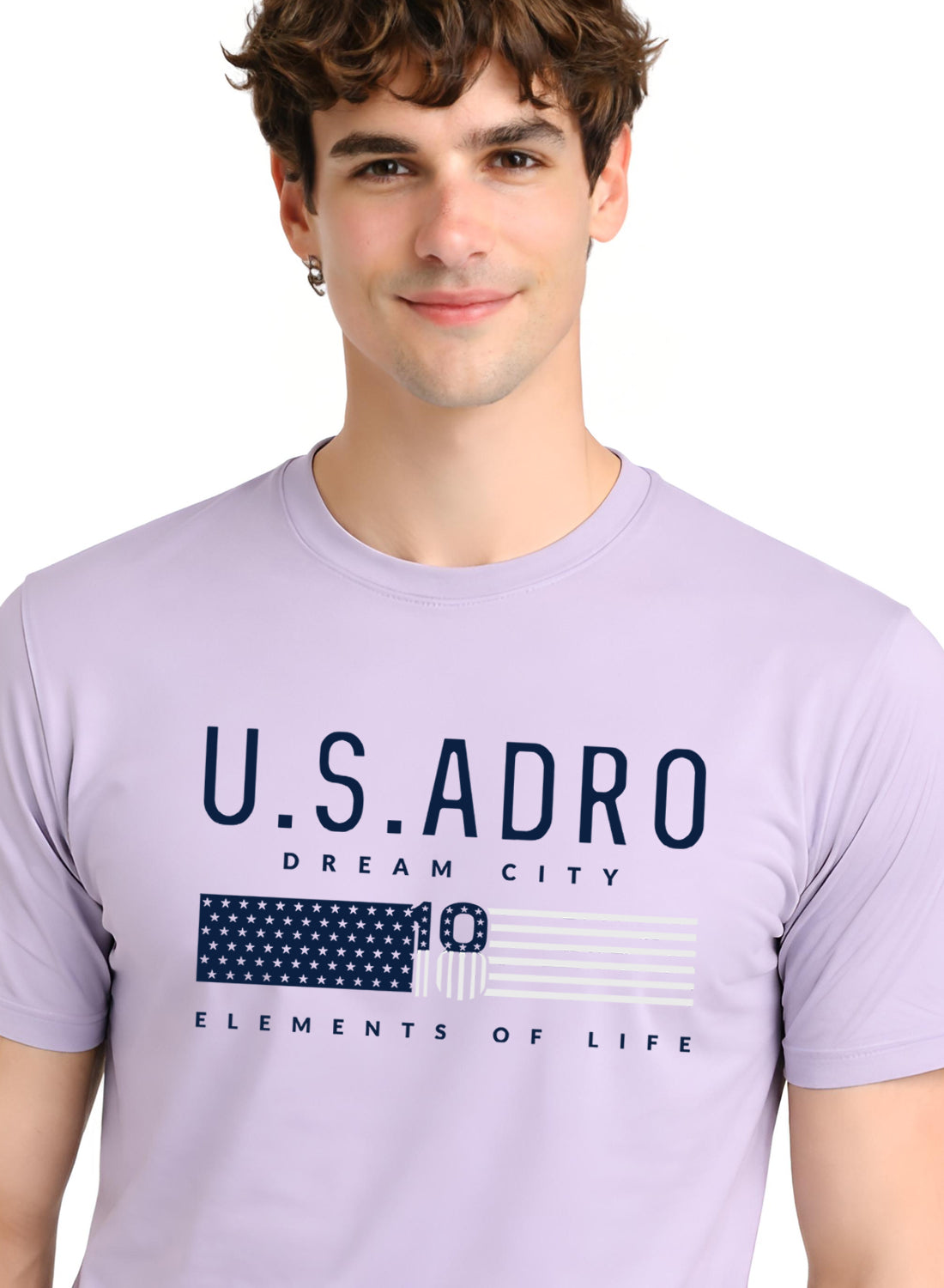Men Grey Summer Tshirt