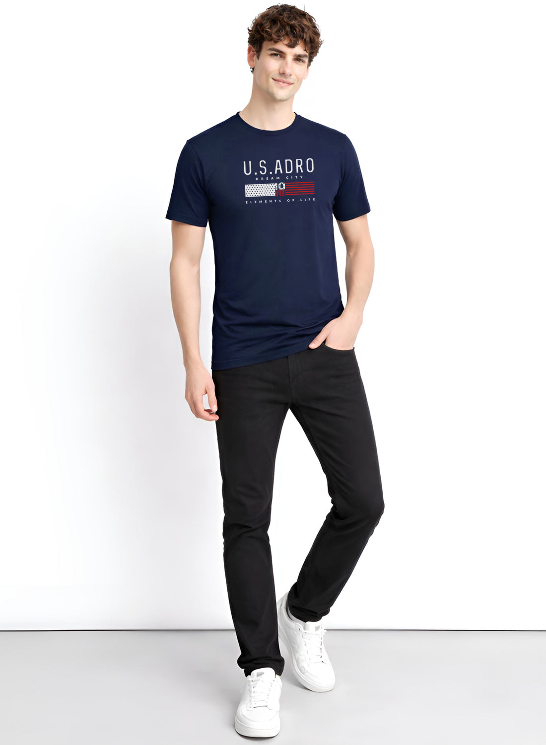 Men Navy  Summer Tshirt
