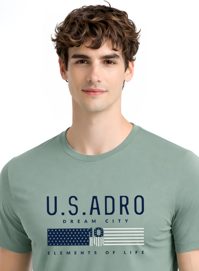 Men Green Summer Tshirt