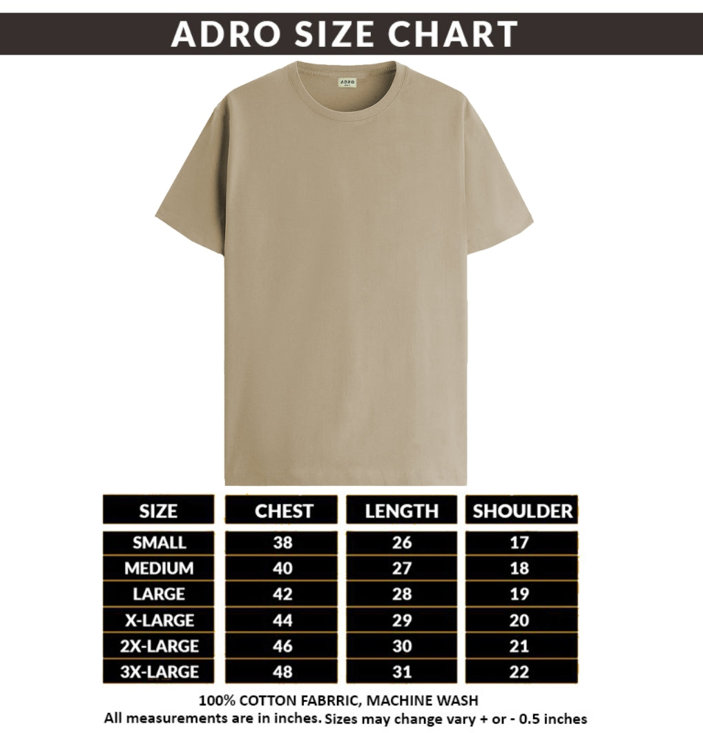 Men Beige Round Neck T Shirt