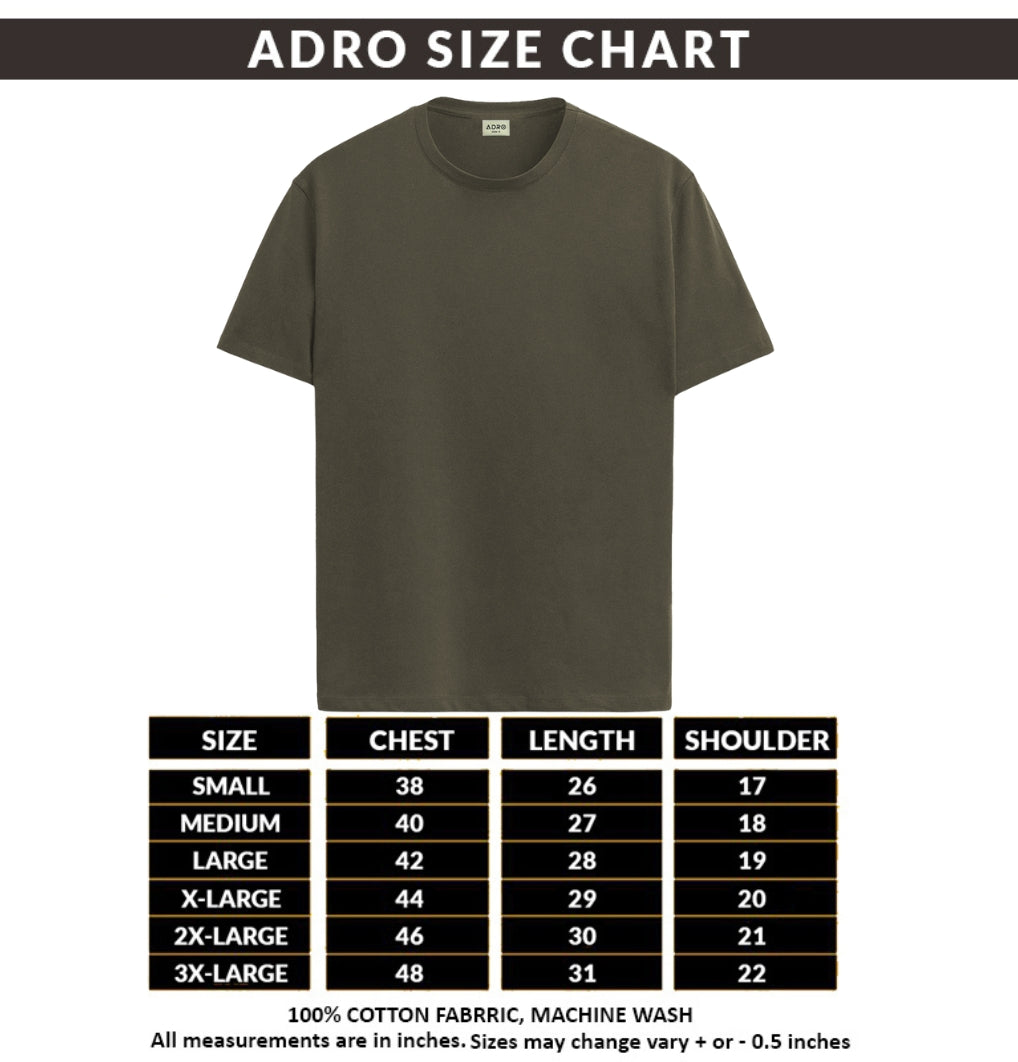 Men Olive Round Neck T Shirt