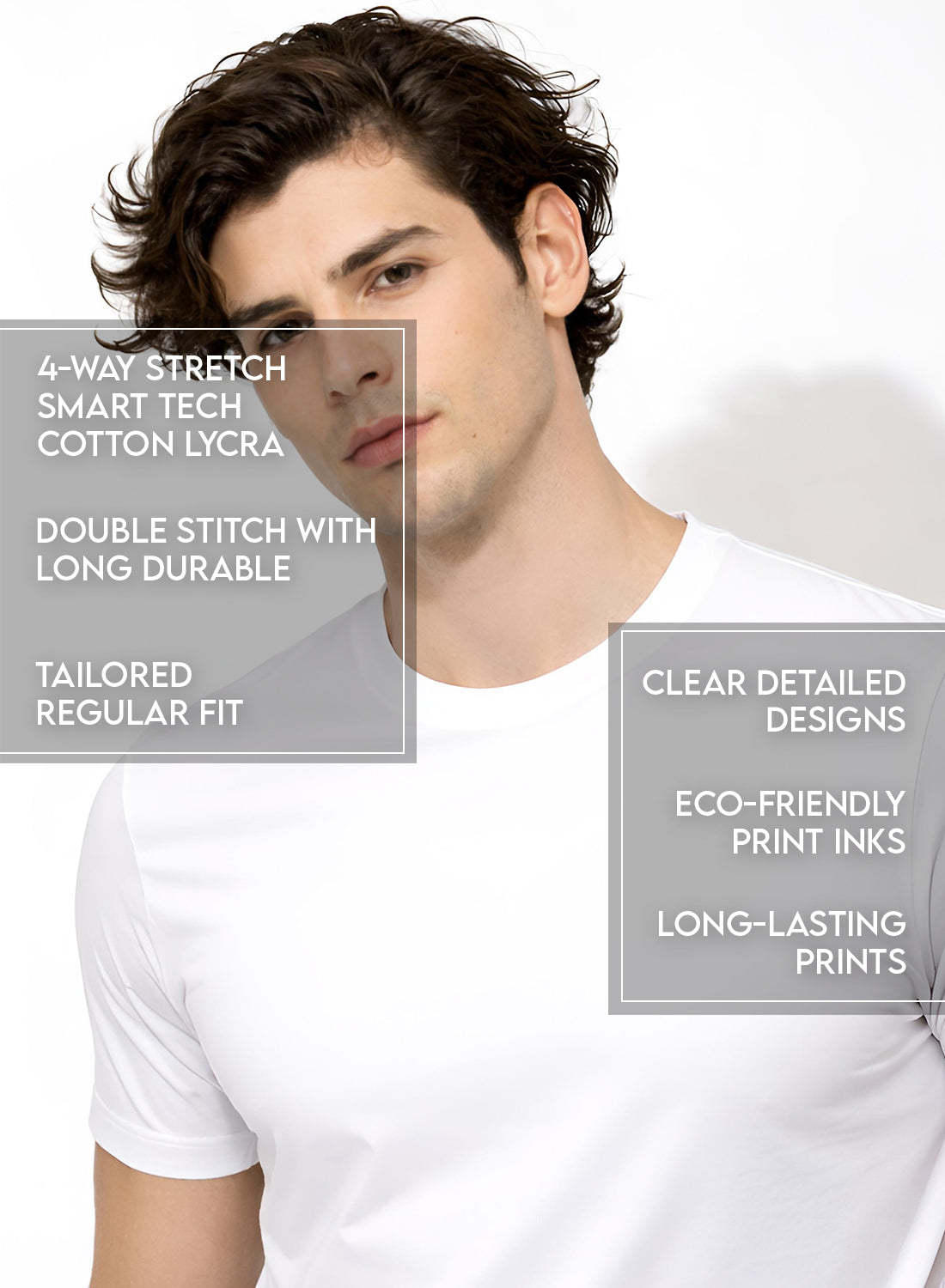 Men Badminton Tshirt