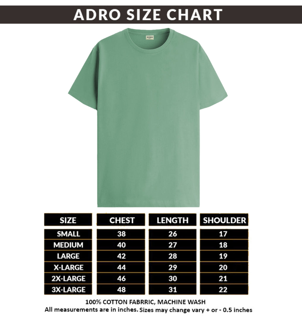Men Green Round Neck T Shirt