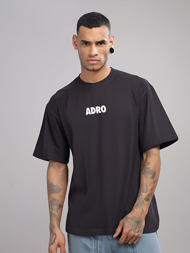 Men Grey Oversized T-Shirt
