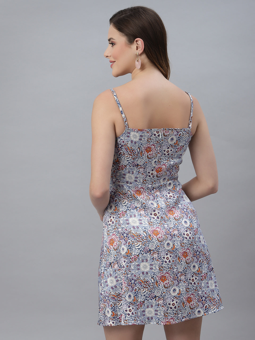 Women Squared Neck Sleeveless Dress