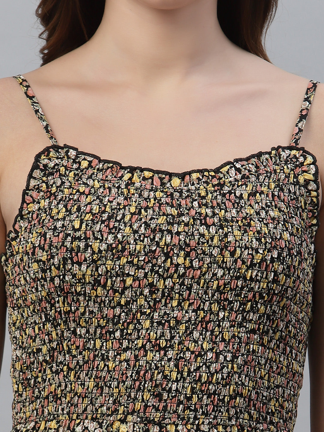 Women Squared Neck Sleeveless Dress