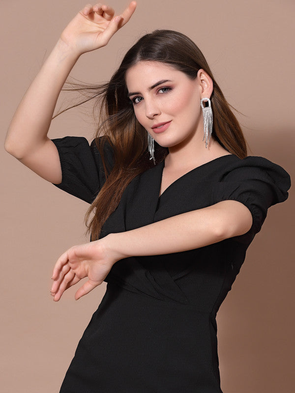 Odour Free V Neck Wrap Dress For Women