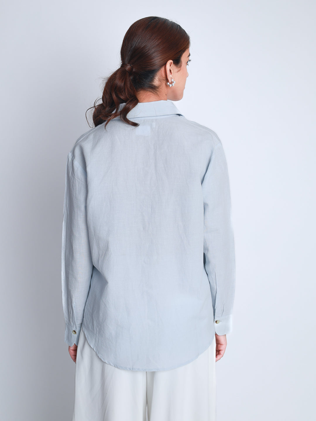 Women Linen Premium Casual Wear Shirt