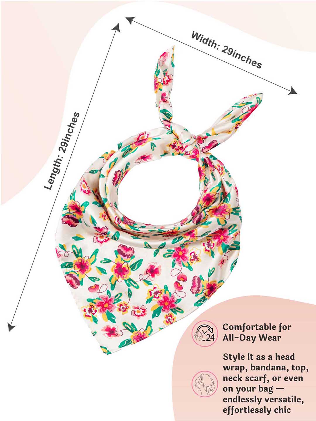 Multi Bloom Bandana