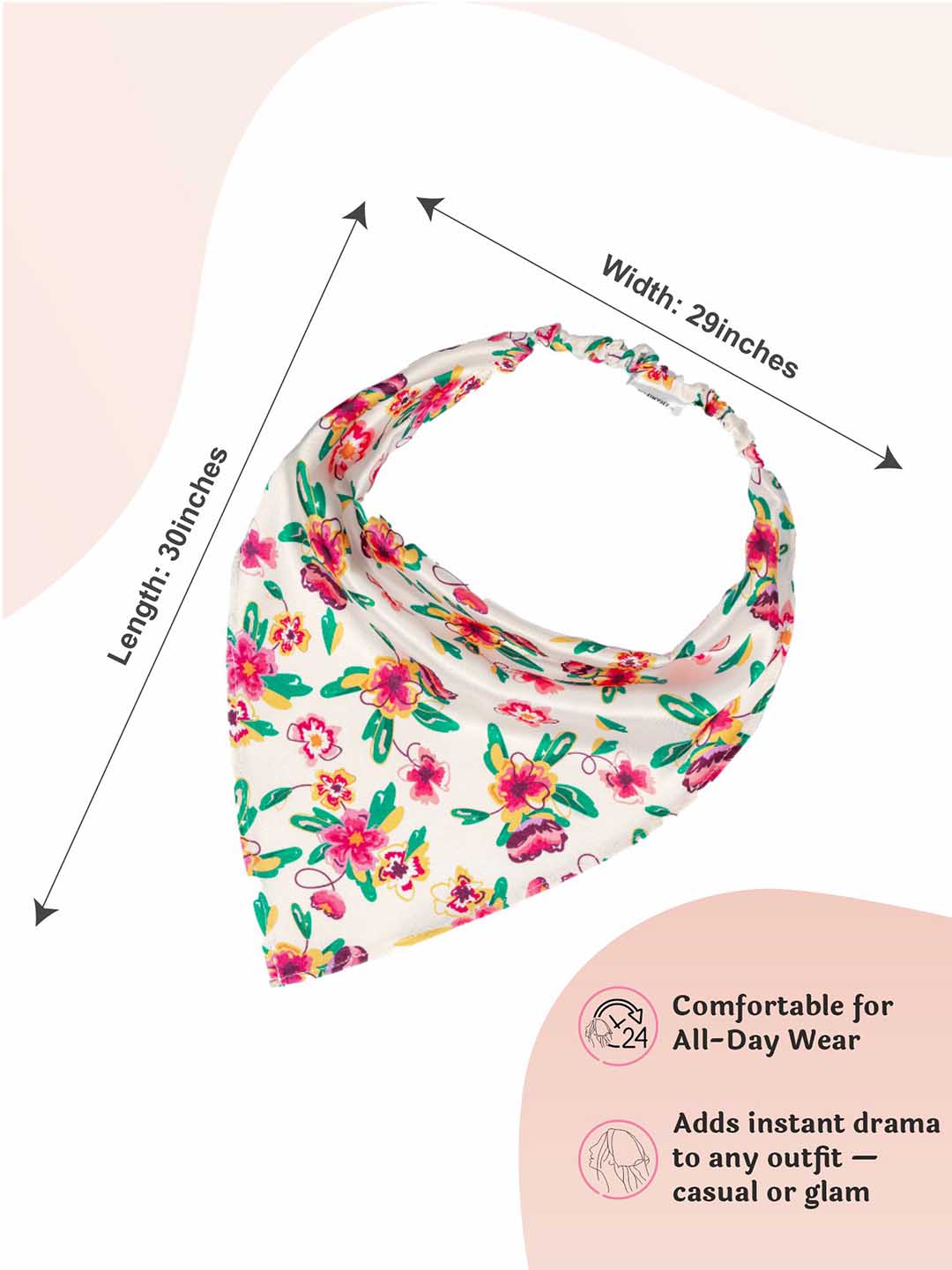 Multi Bloom Headscarf